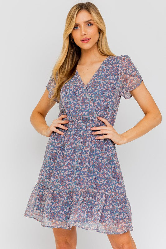 white christmas dresses Denim A-Line Maxi Dress by Gilli – Light Wash Cotton Staple Medium
