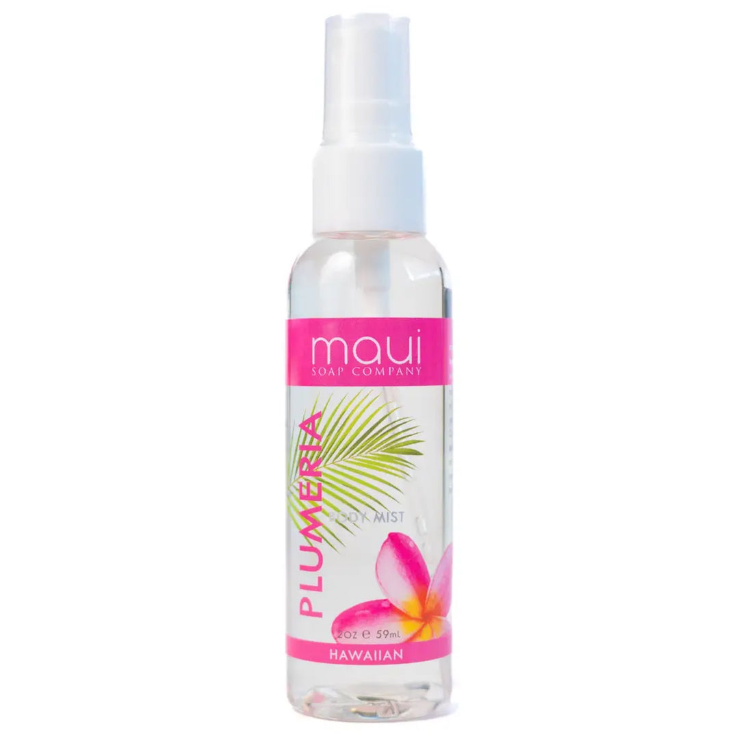 Maui Soap Co. - Plumeria Hawaiian Body Mist - Alcohol-Free & Hydrating - Boho Soho