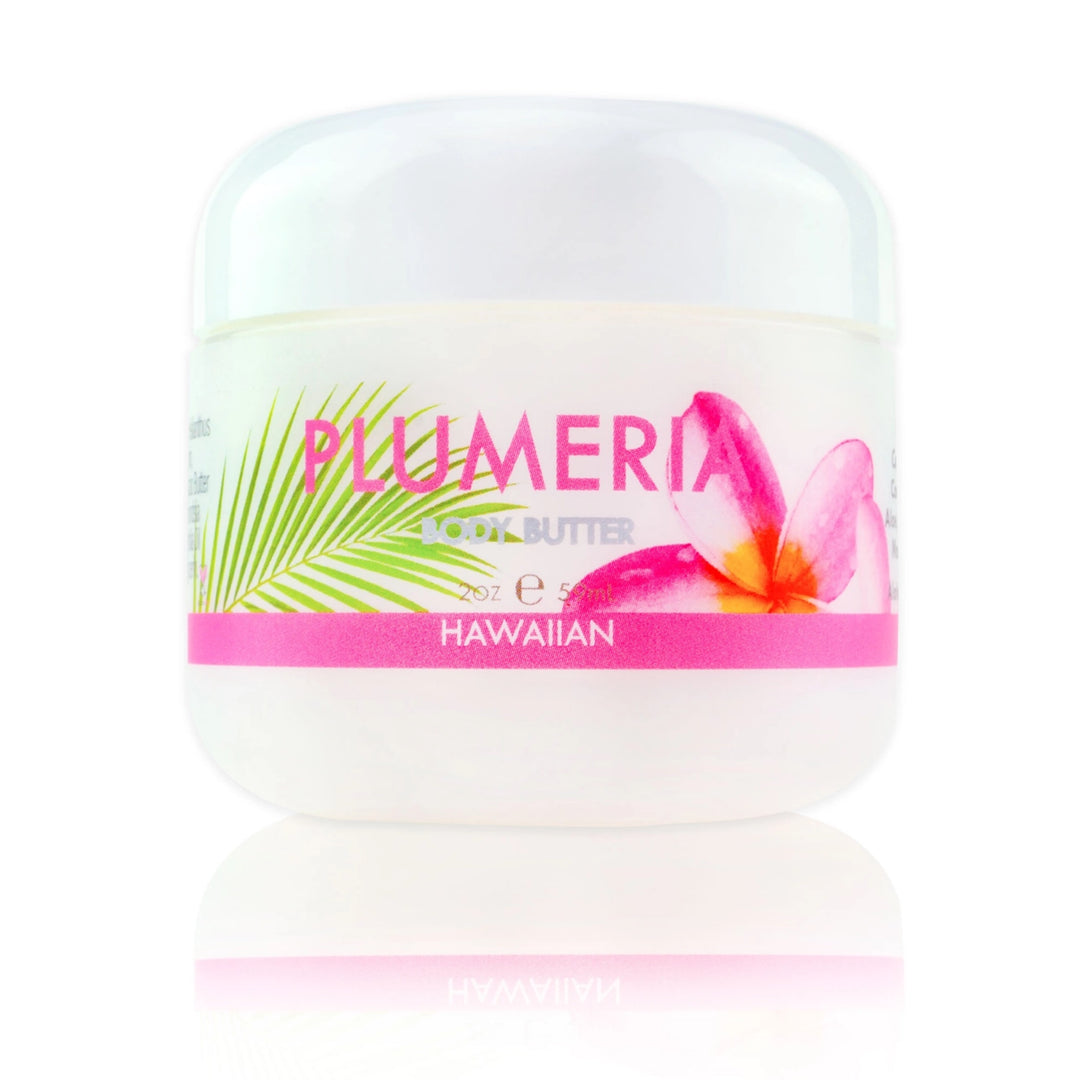 Maui Soap Co. Plumeria Body Butter with Aloe, Mac. Nut & Coconut Oil 2 oz - Boho Soho