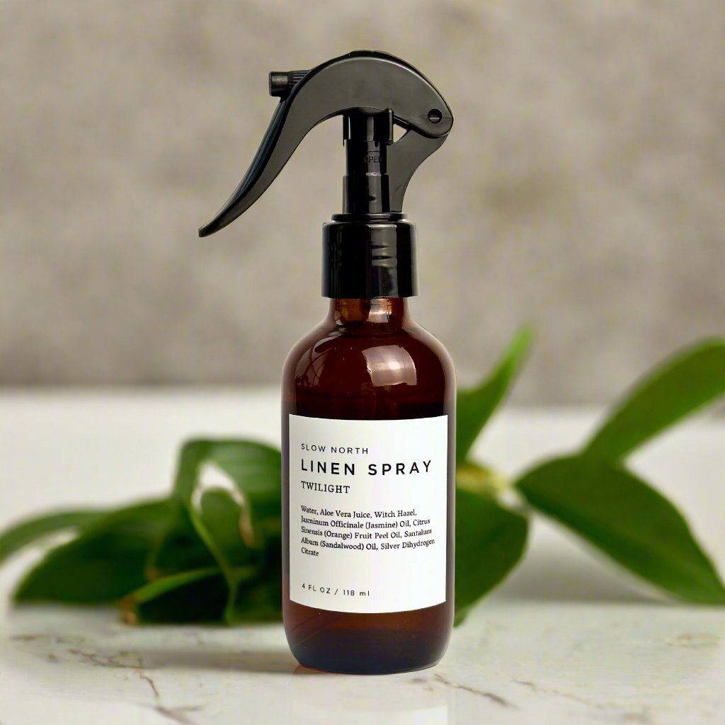 Slow North Linen Spray - Twilight - Jasmine + Orange + Sandalwood