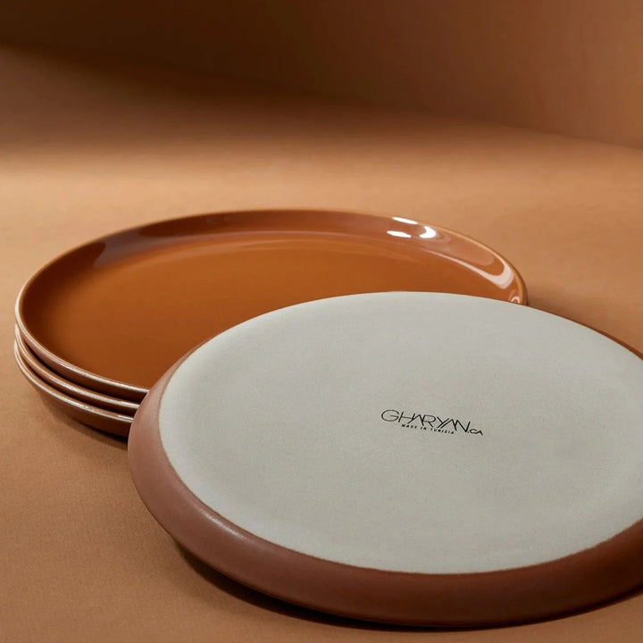 Gharyan Tunisian Side Plate Set of 4 - Terracotta