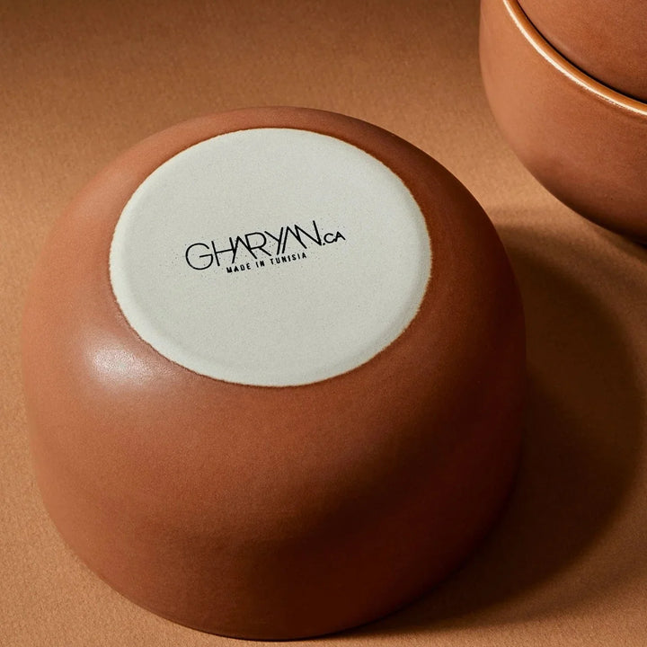 Gharyan Tunisian Bowl Set of 4 - Terracotta