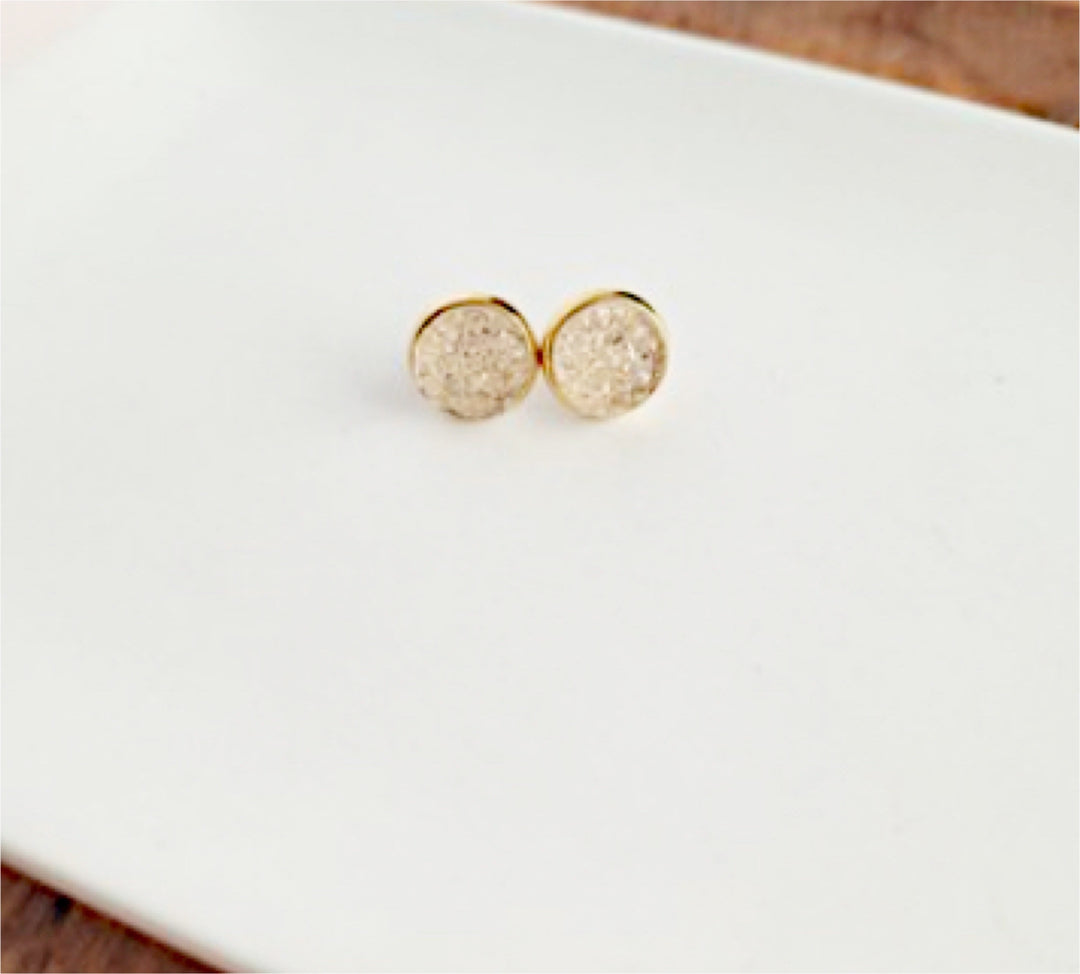 Druzy Stud Earrings - Boho Soho