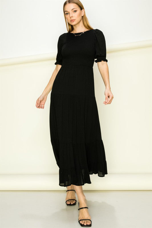 HYFVE Catch Me a Dream Smocked Maxi Dress