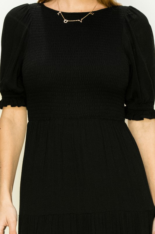 HYFVE Catch Me a Dream Smocked Maxi Dress