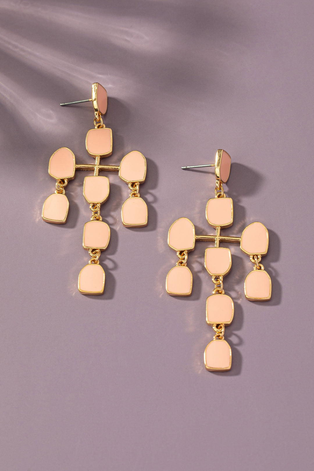 Enamel Chandelier Earrings - Boho Soho