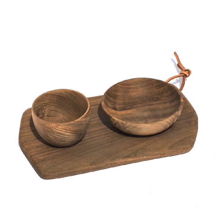 Alcantara Frederic Rectangular Cutting Board & Bowls