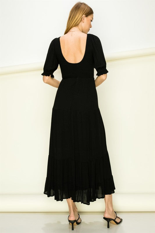 HYFVE Catch Me a Dream Smocked Maxi Dress