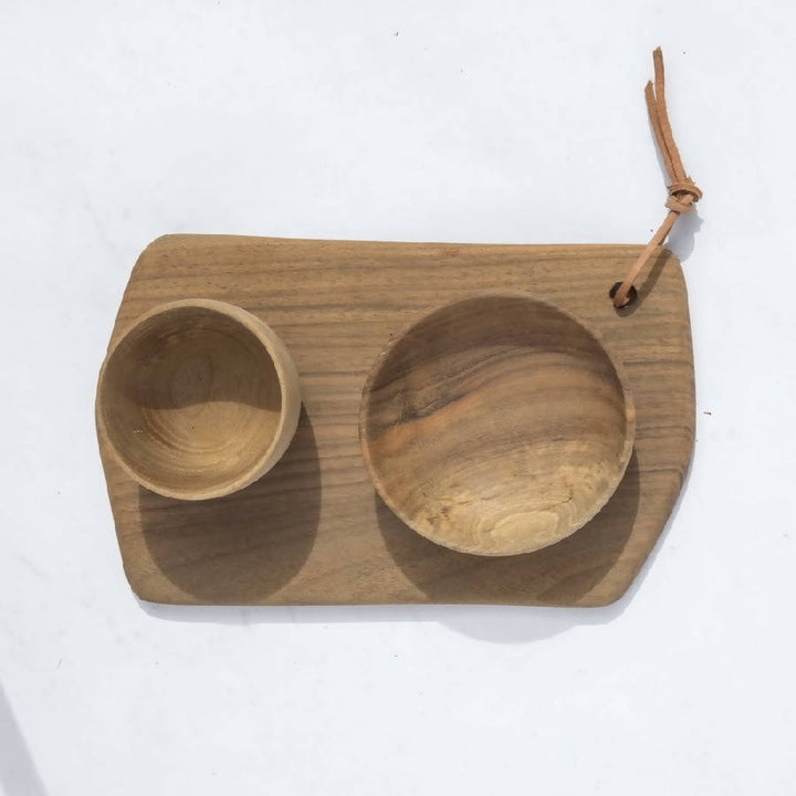 Alcantara Frederic Rectangular Cutting Board & Bowls