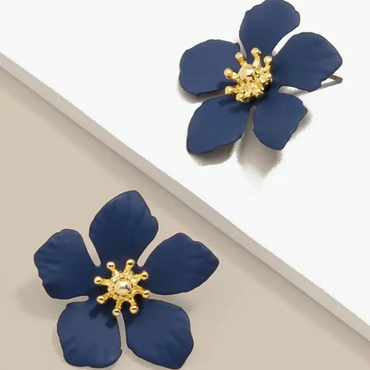 ZENZII Jewelry - Buttercup Floral Stud Earring - Boho Soho