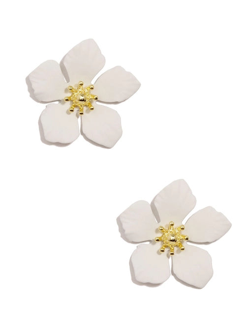 ZENZII Jewelry - Buttercup Floral Stud Earring - Boho Soho