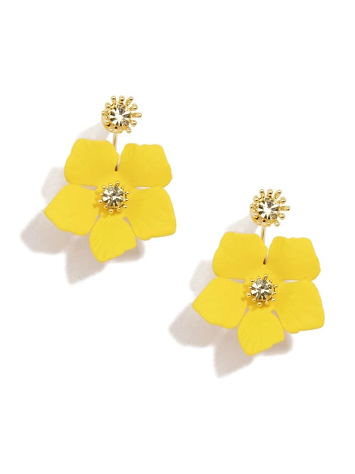 ZENZII Jewelry - Buttercup Jacket Floral Stud Earring - Boho Soho