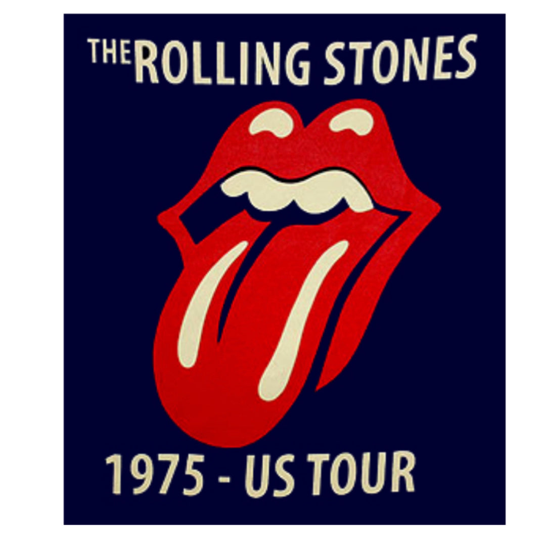 Rolling Stones 1975 World Tour Graphic Tee - Boho Soho