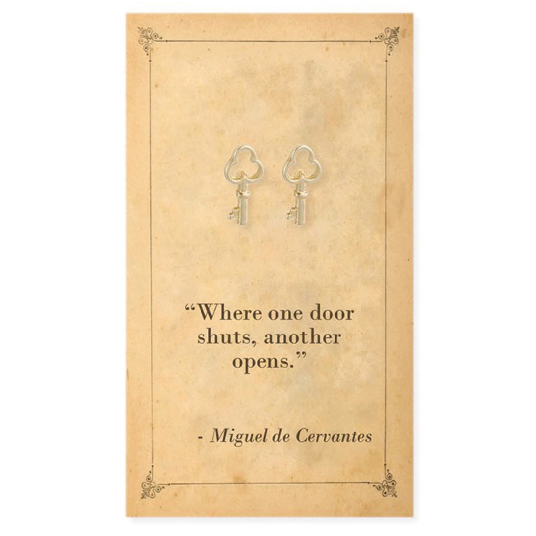 ZAD Miquel de Cervantes Door Quote Earrings - Boho Soho