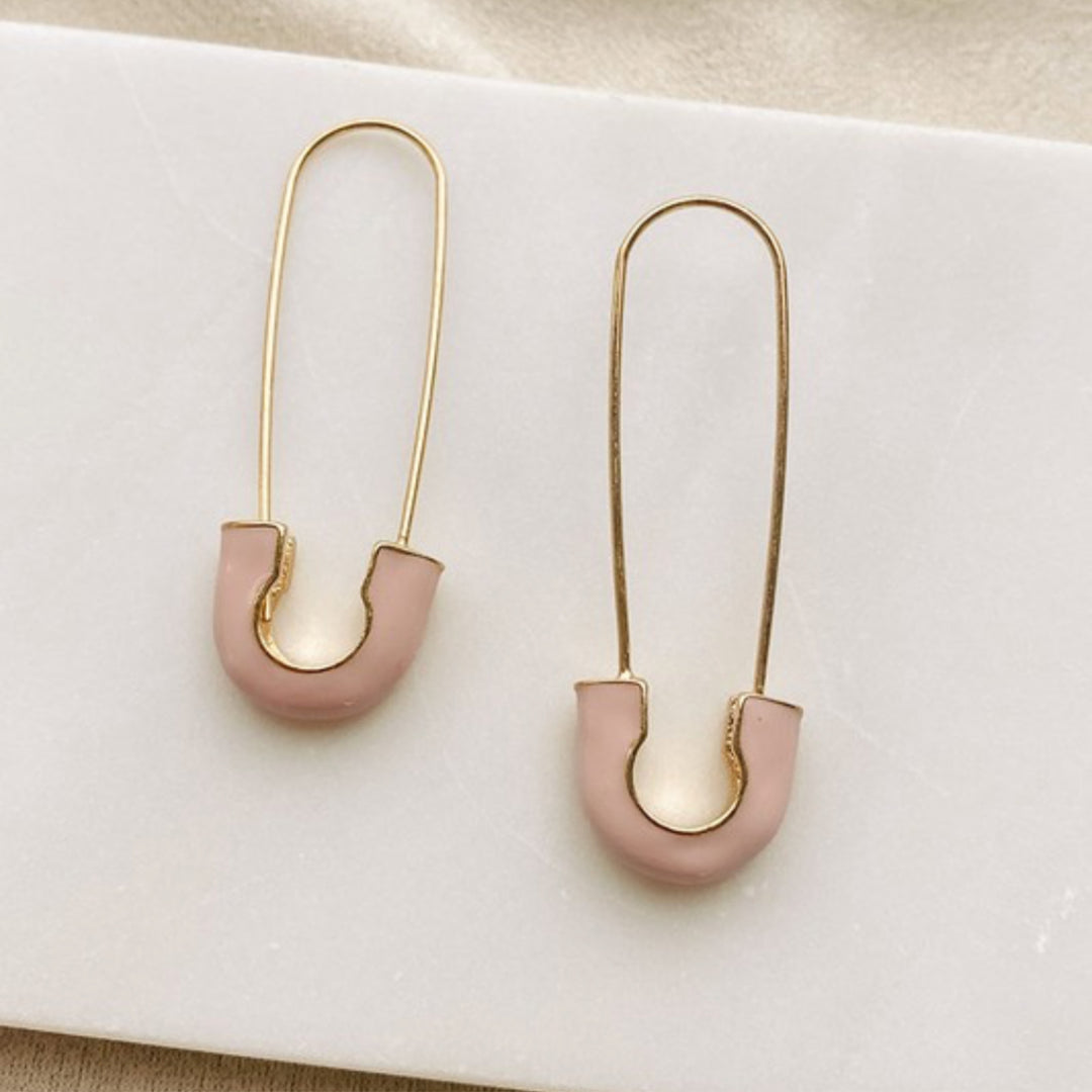 Boho Love Safety Pin Earrings - Boho Soho
