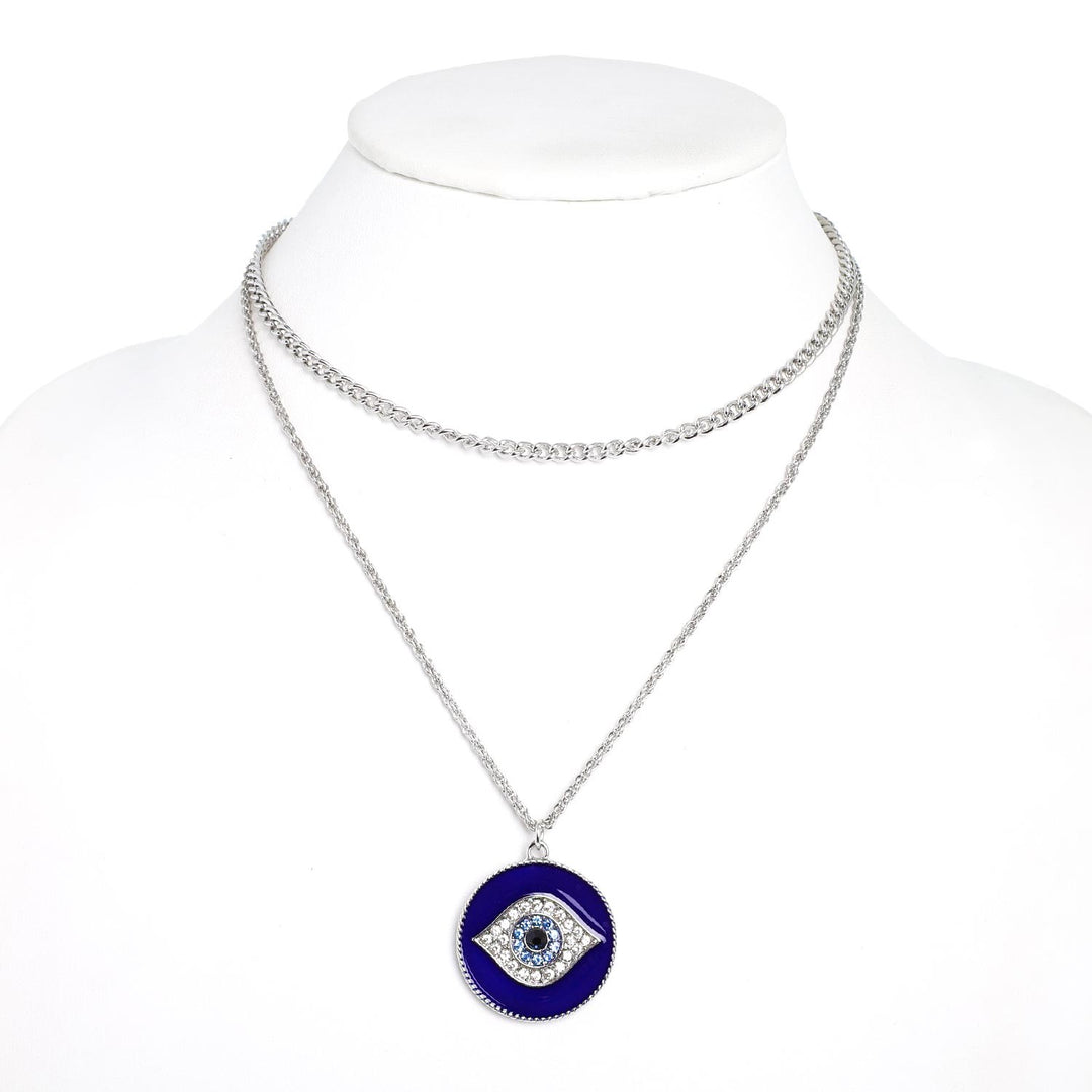 Evil Eye Chain Necklace - Boho Soho
