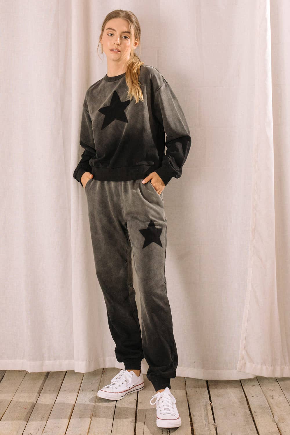 Willow Ombre Star Print Joggers - Boho Soho