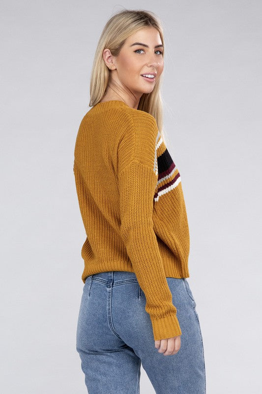 Ambiance Striped Pullover Sweater