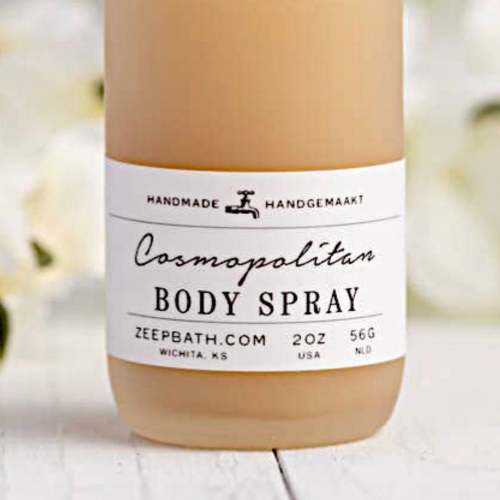 Zeep : {'z-ayp} - Cosmopolitan Body Spray