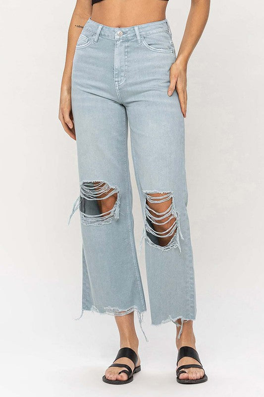 Vervet by Flying Monkey 90’s Vintage Crop Flare Jeans - Boho Soho