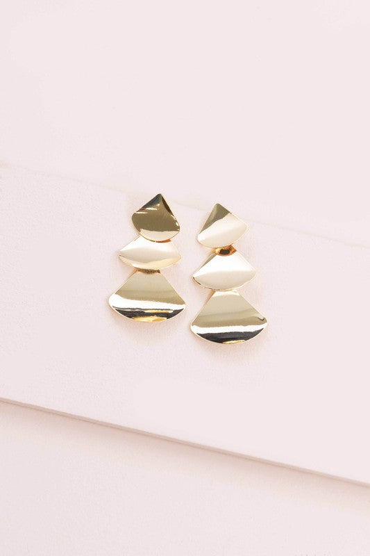 Falling Gold Earrings - Boho Soho