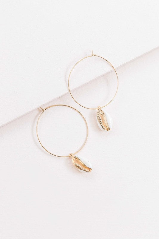 By the Shore Hoop Earrings - 14K - Boho Soho