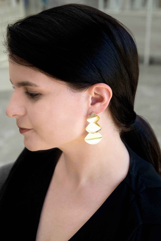 Falling Gold Earrings - Boho Soho