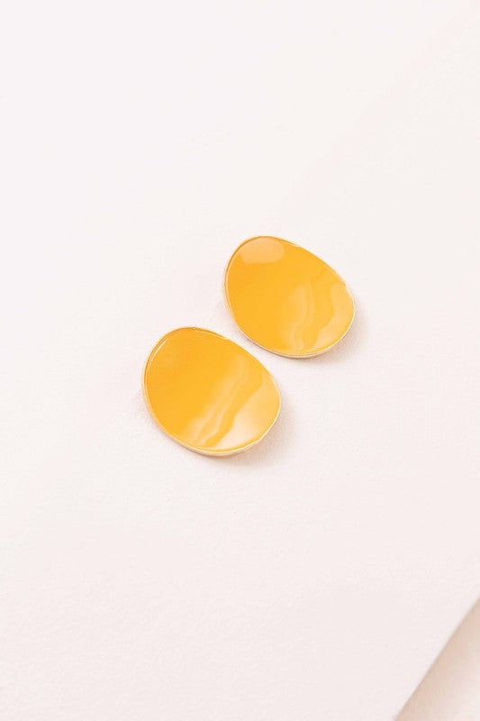 On a Curve Stud Earrings - Boho Soho