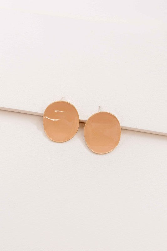 On a Curve Stud Earrings - Boho Soho