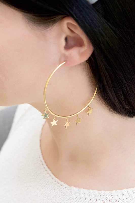 Night Dreamer Hoop Earrings - Boho Soho