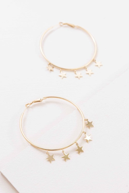 Night Dreamer Hoop Earrings - Boho Soho