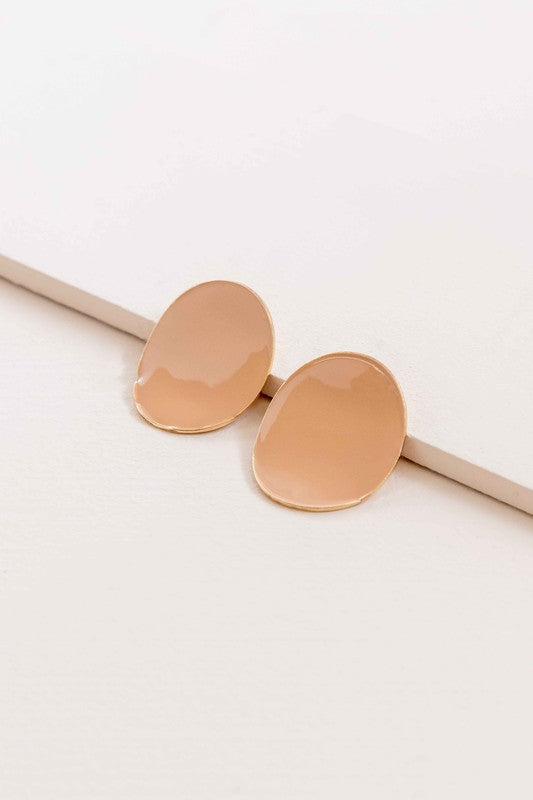 On a Curve Stud Earrings - Boho Soho