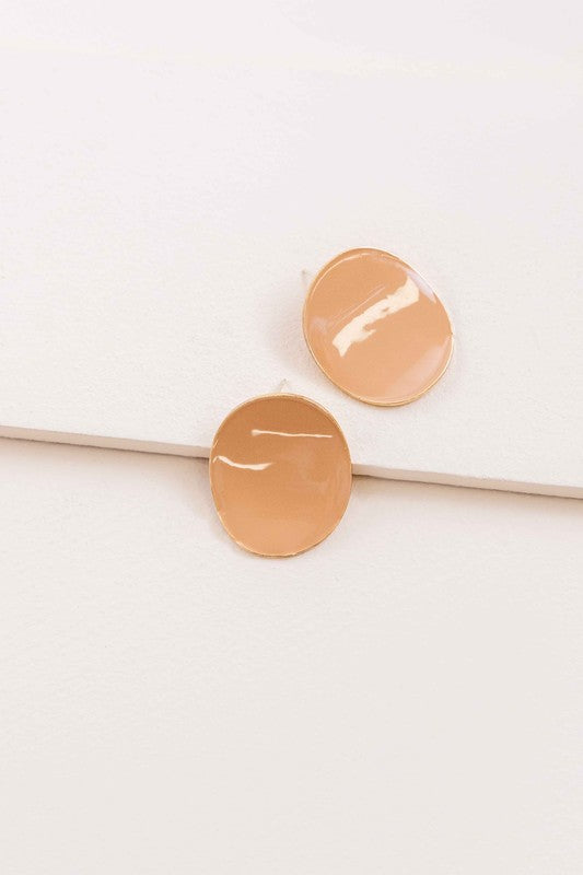 On a Curve Stud Earrings - Boho Soho