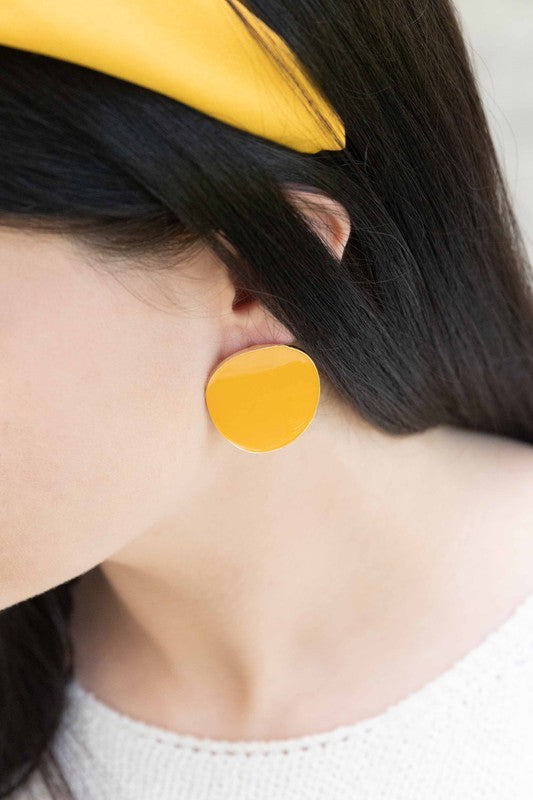 On a Curve Stud Earrings - Boho Soho