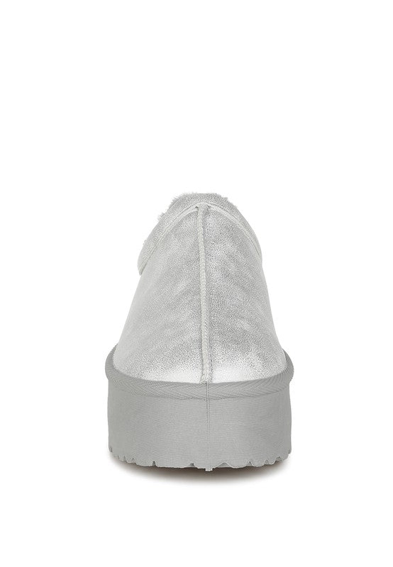 Lottys Faux Leather Platform Classic Slip-On - Boho Soho