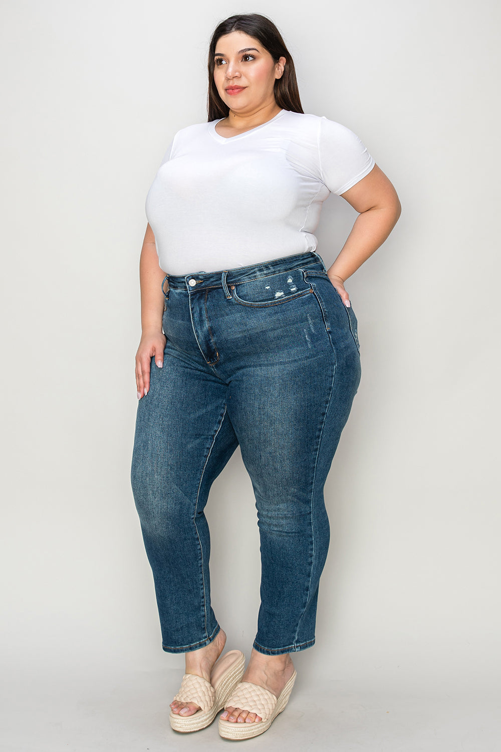 Judy Blue Tummy Control High Waist Slim Jeans