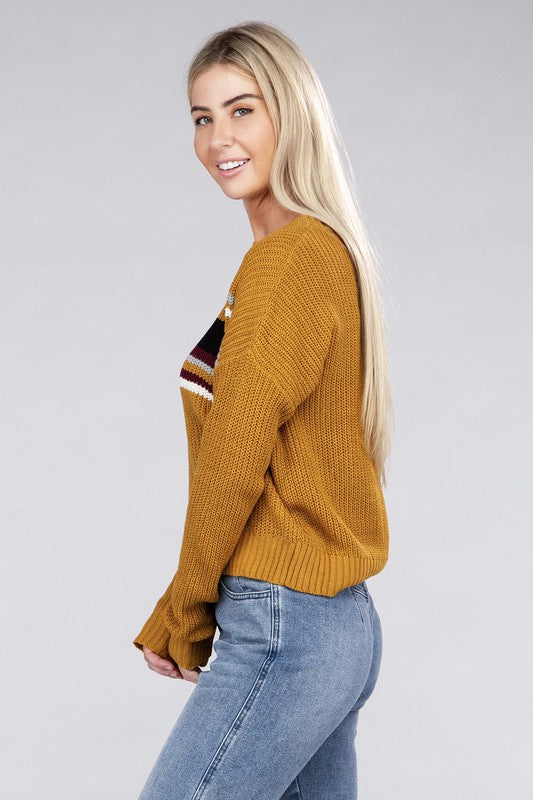 Ambiance Striped Pullover Sweater