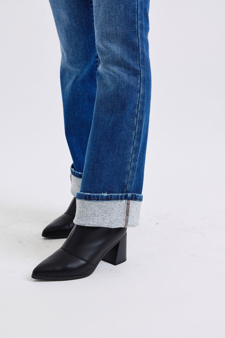 Judy Blue Mid-Rise Bootcut Jeans with Pockets