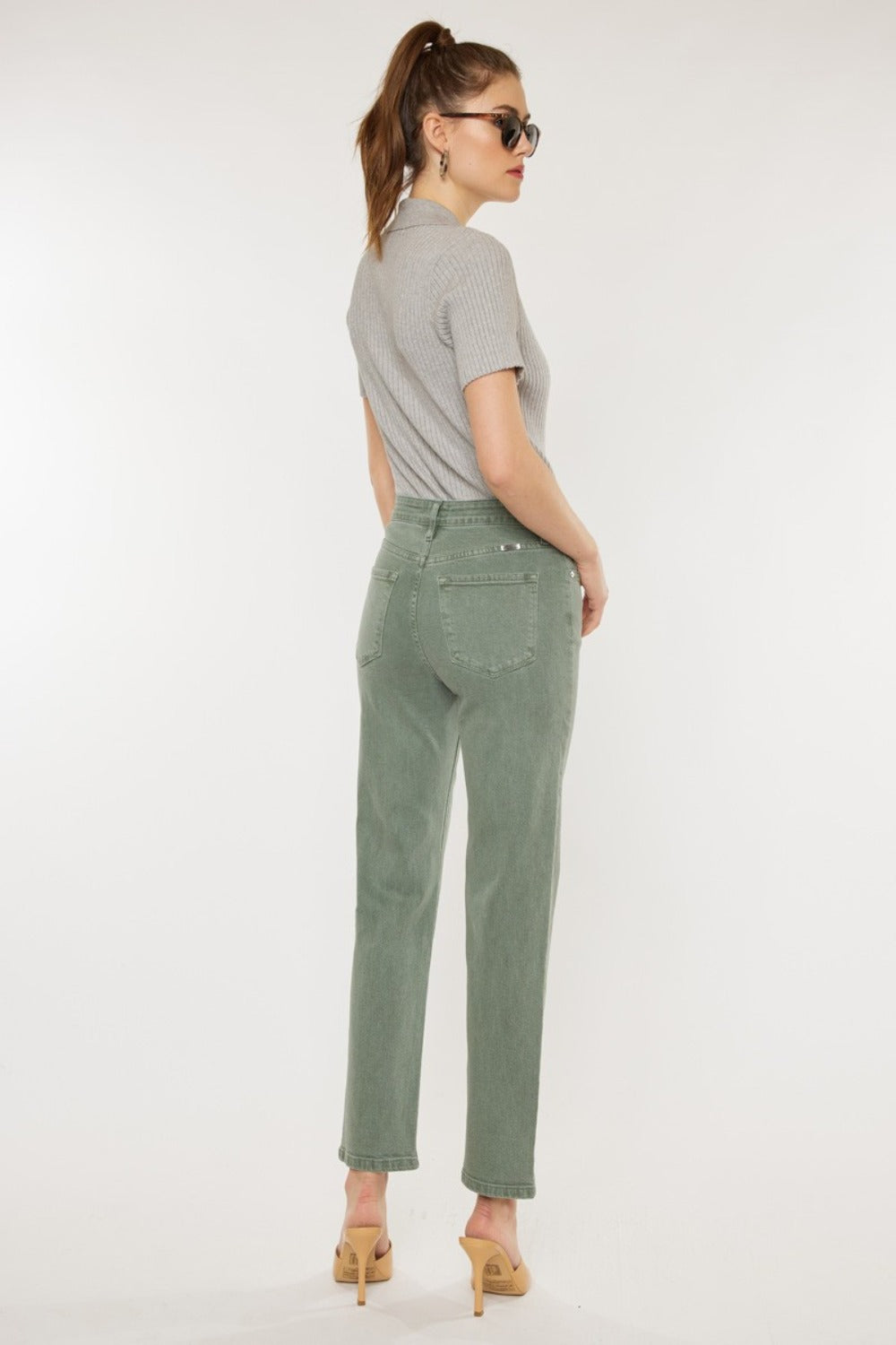 Kancan Ultra High Rise Straight Jeans - Boho Soho