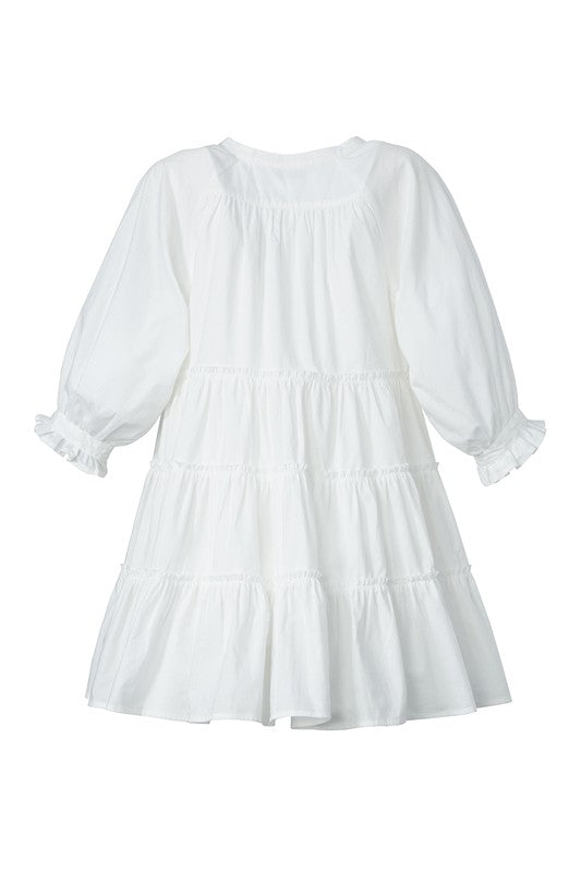 Lilou Tiered & Tassel Mini Dress
