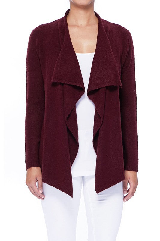 Mak Draped Stylish Cape Sweater Cardigan