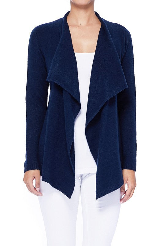 Mak Draped Stylish Cape Sweater Cardigan