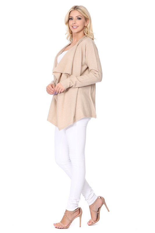 Mak Draped Stylish Cape Sweater Cardigan