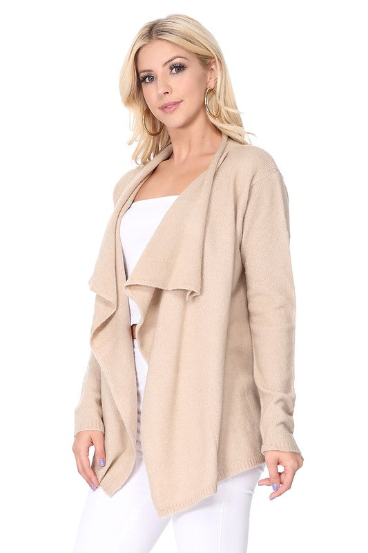 Mak Draped Stylish Cape Sweater Cardigan