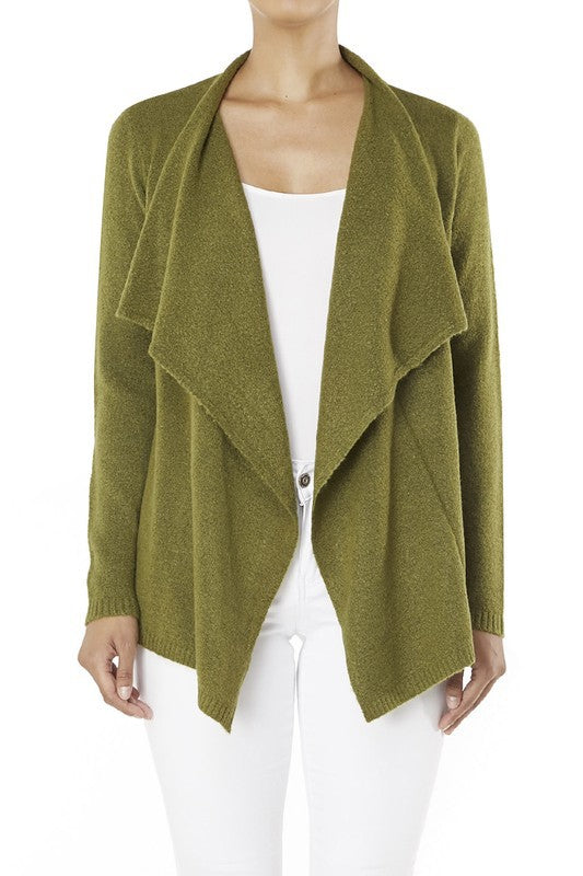 Mak Draped Stylish Cape Sweater Cardigan