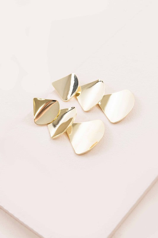 Falling Gold Earrings - Boho Soho