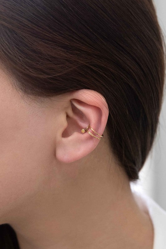 Double the Gold Ear Cuff - Boho Soho