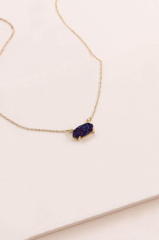 Marquise Druzy Necklace - Boho Soho