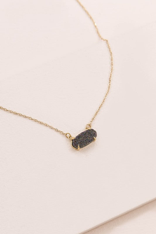 Marquise Druzy Necklace - Boho Soho