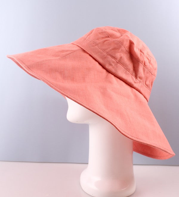 WIDE BRIM BUCKET HAT